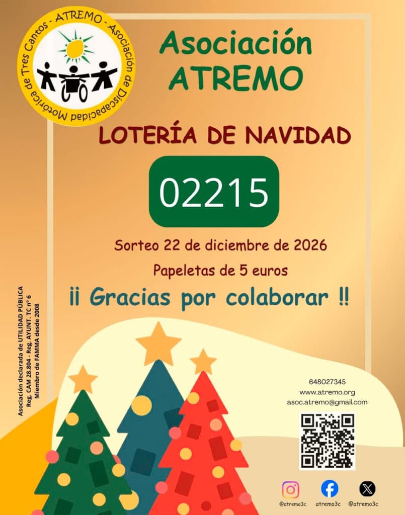 Atremo - Cartel loteria 02215 -2026
