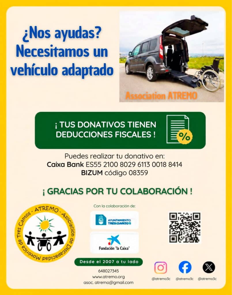 Atremo - Donativo vehiculo vertical 2026